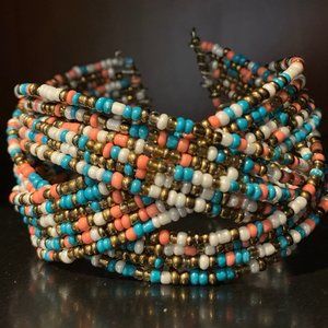 Tropical cuff bracelet